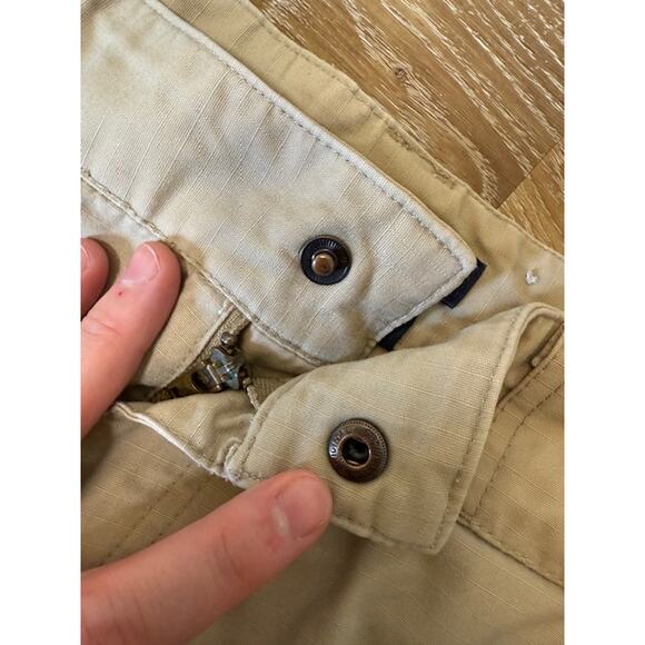 5.11 Tactical Series Men's Cargo Wide Leg Khaki Rip Stop Adj. 35.5" - 39" Work - Picture 3 of 10